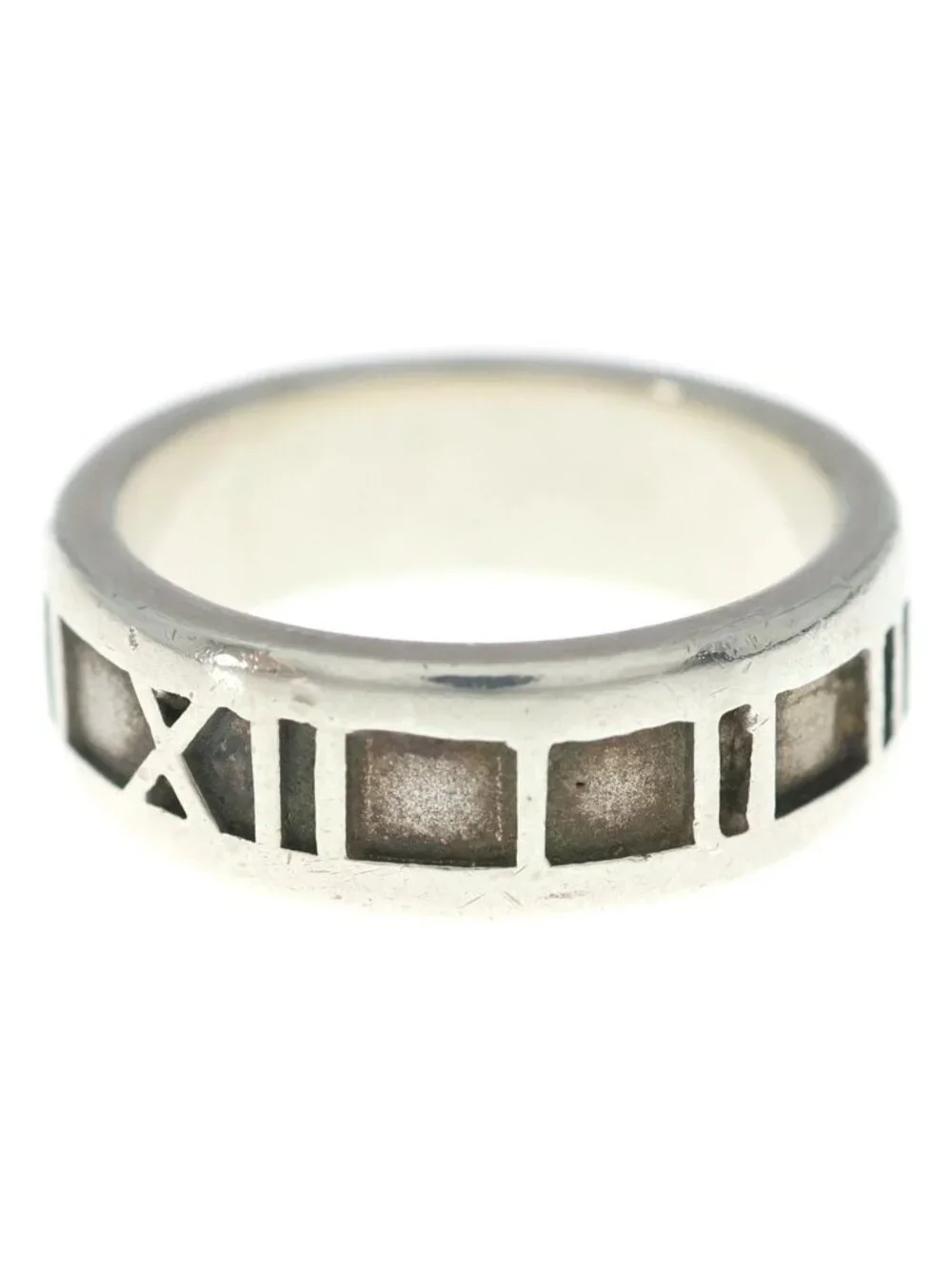 Tiffany & Co Atlas Sling Silver Ring